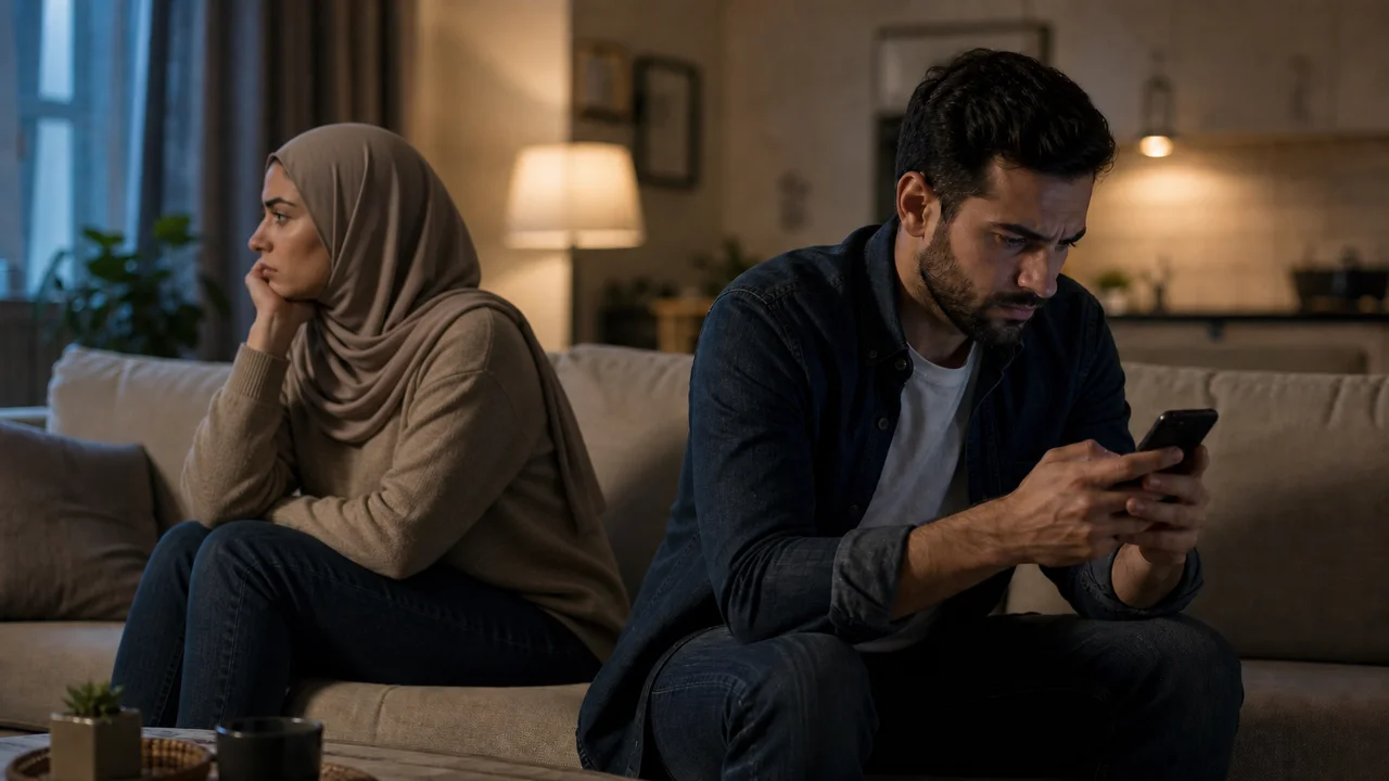 زوجي يشك بي بلا سبب: كيف أتعامل مع شكه؟