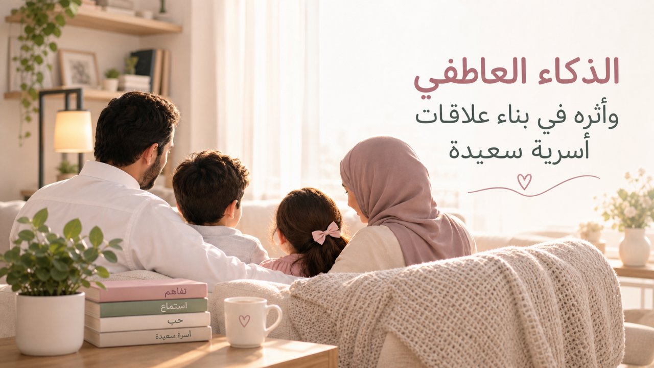 كيف أعبر عن مشاعري لزوجي وأبنائي دون خلاف؟ الذكاء العاطفي